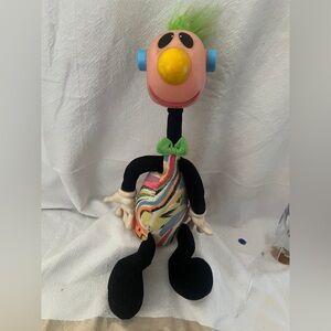 Jibba Jabber Green Mohawk Vintage 1994 Ertl stress relieving toy noise maker